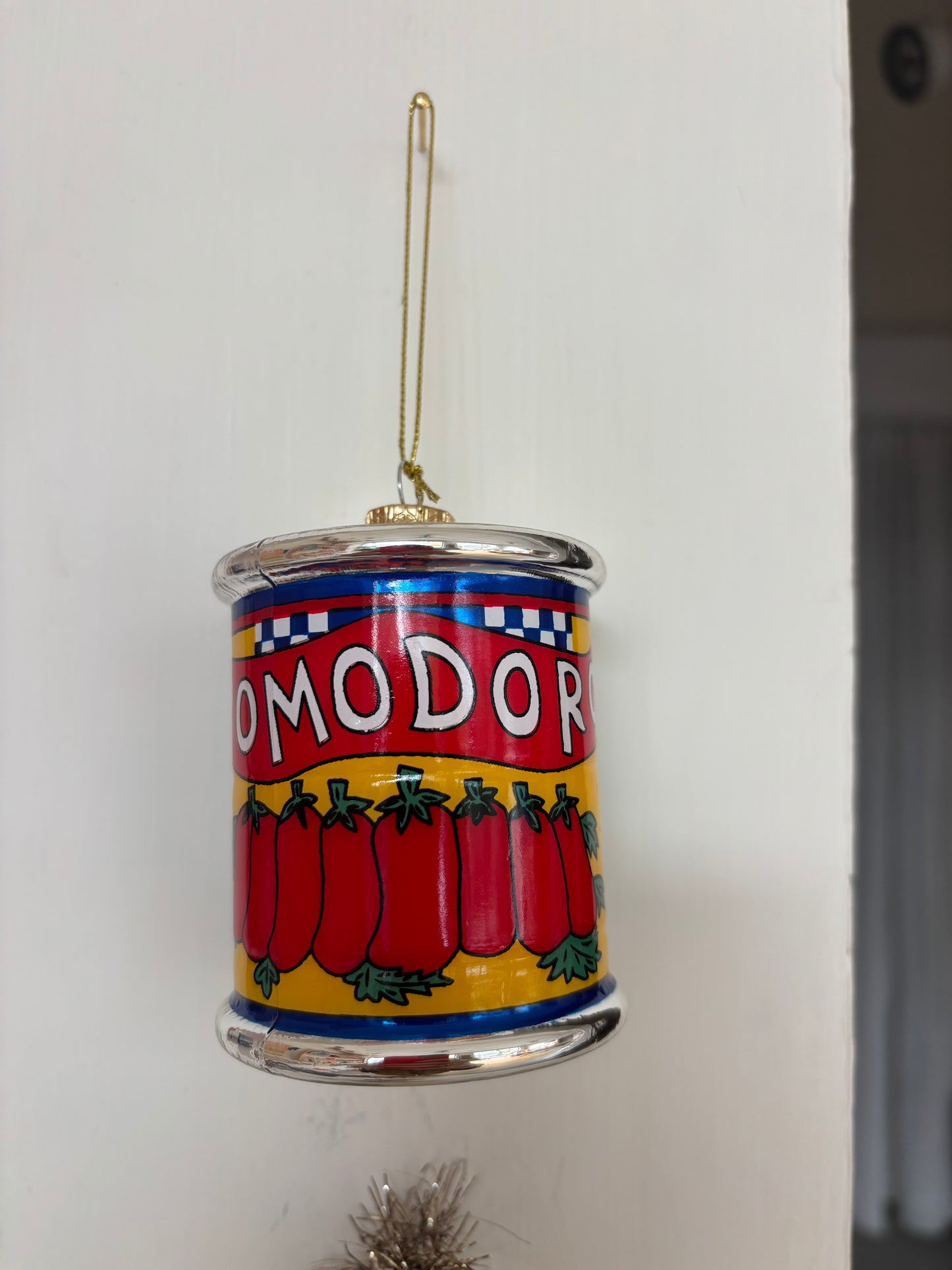 Tomato Can Ornament