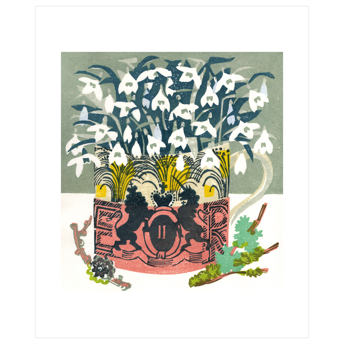 Snowdrops in a Coronation Mug