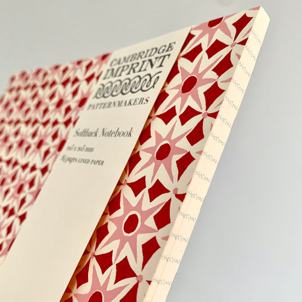 Starry Red Square Notebook