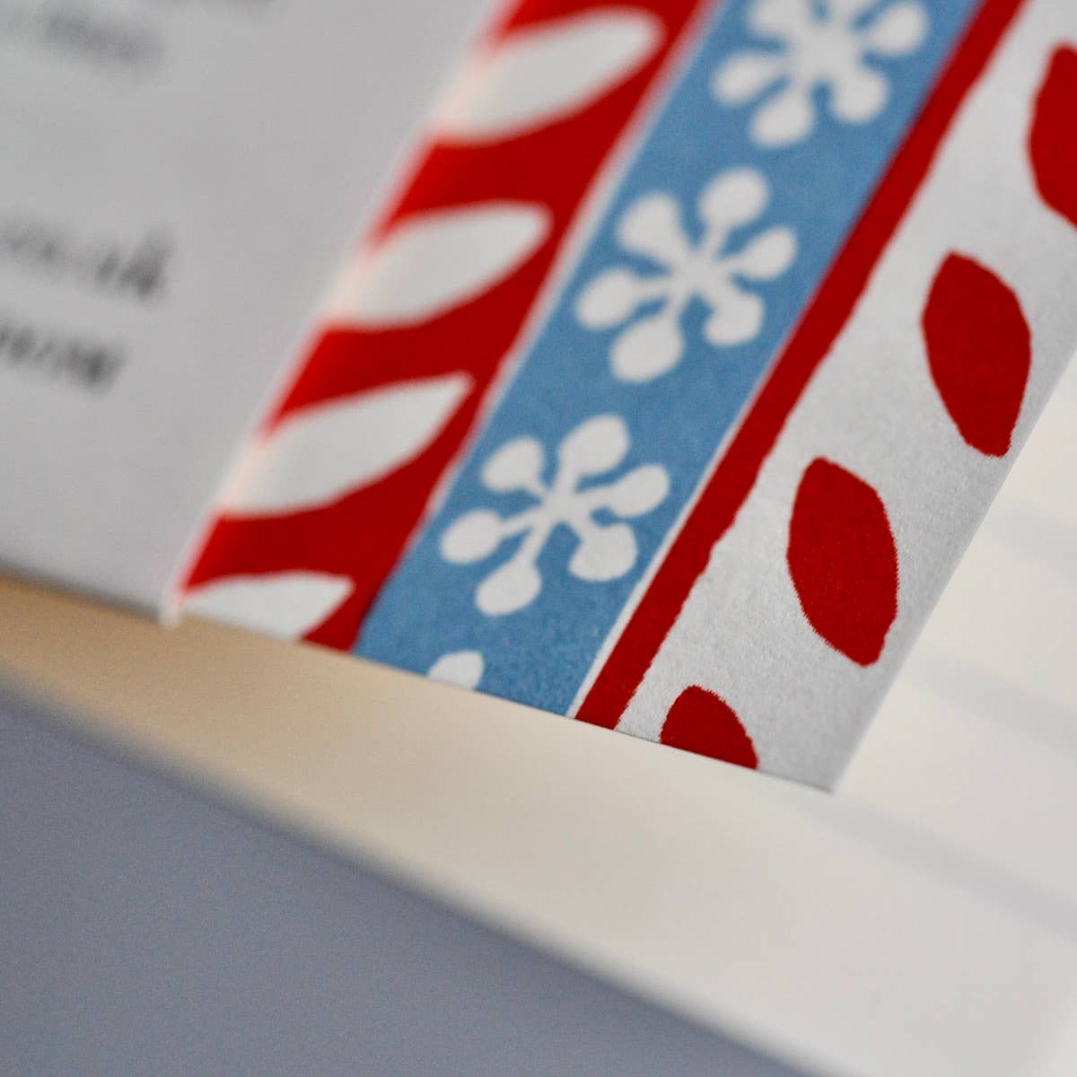 Exercise Book Merry Christmas Red and Blue (Lined)