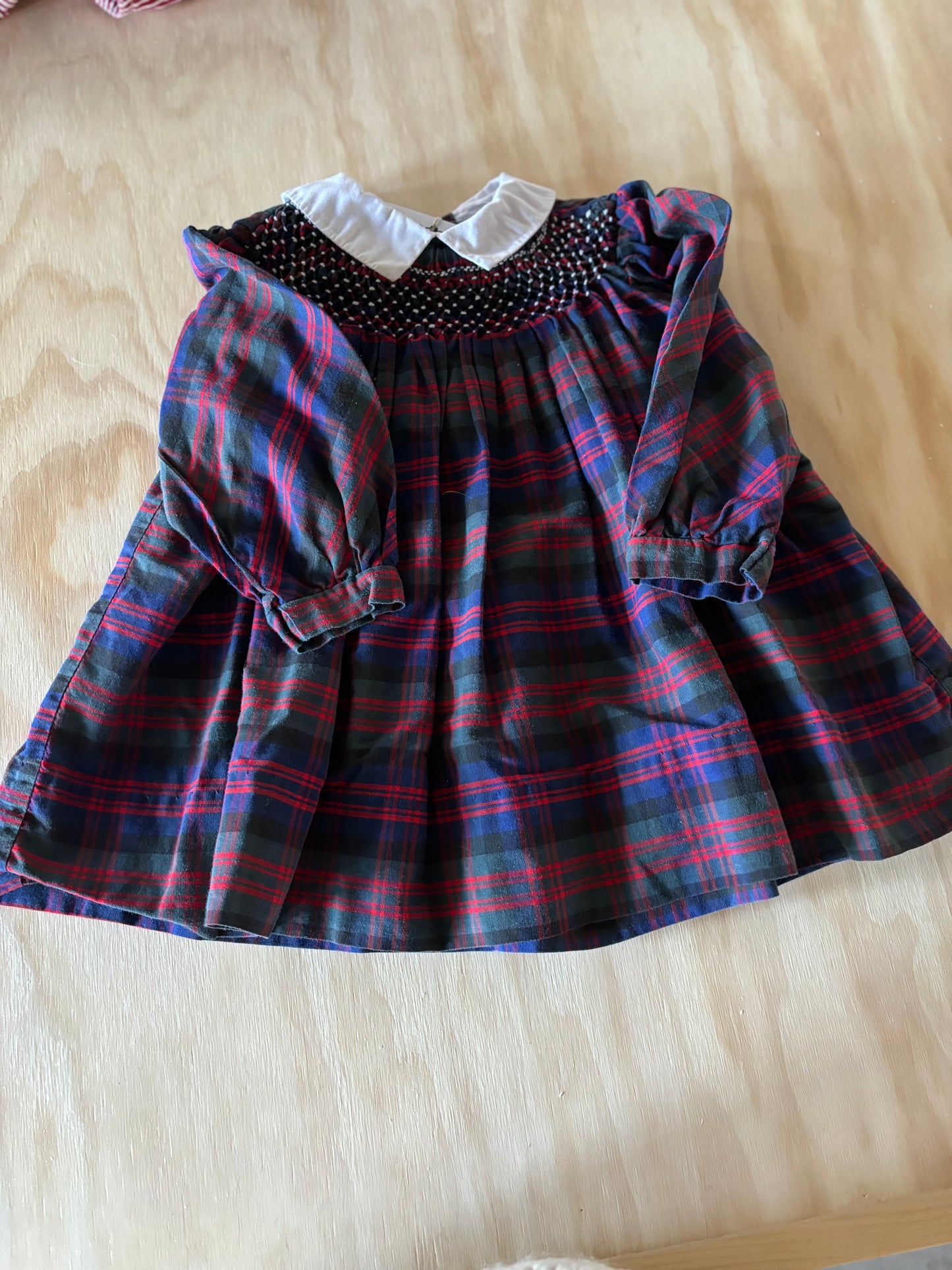 Vintage Smocked Toddler Dress