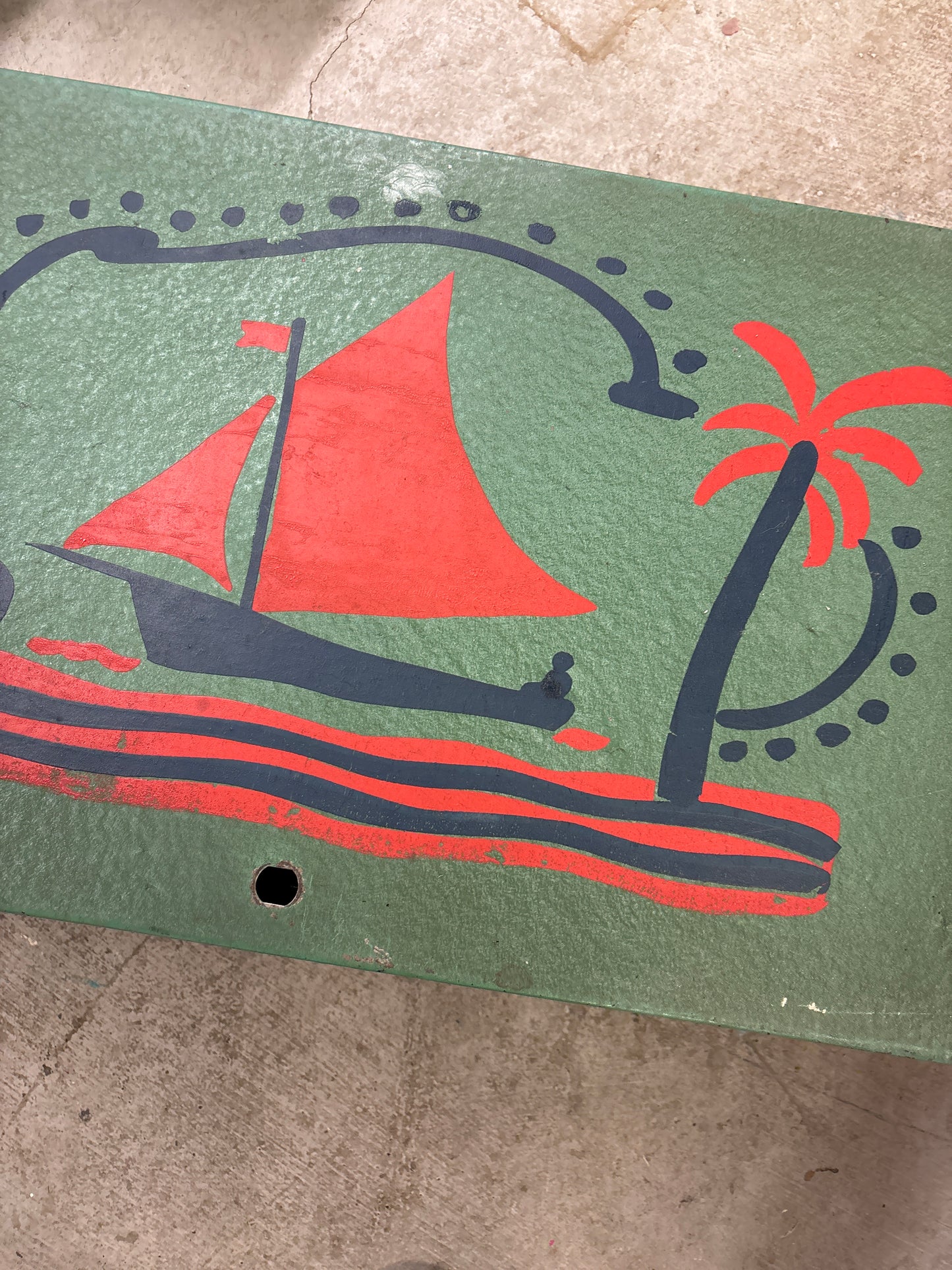 Sailboat Chest