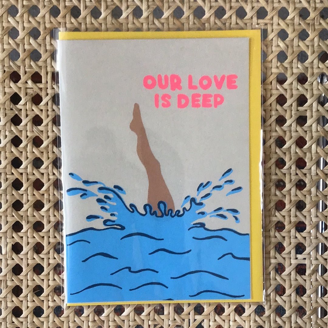 Our Love is Deep Card