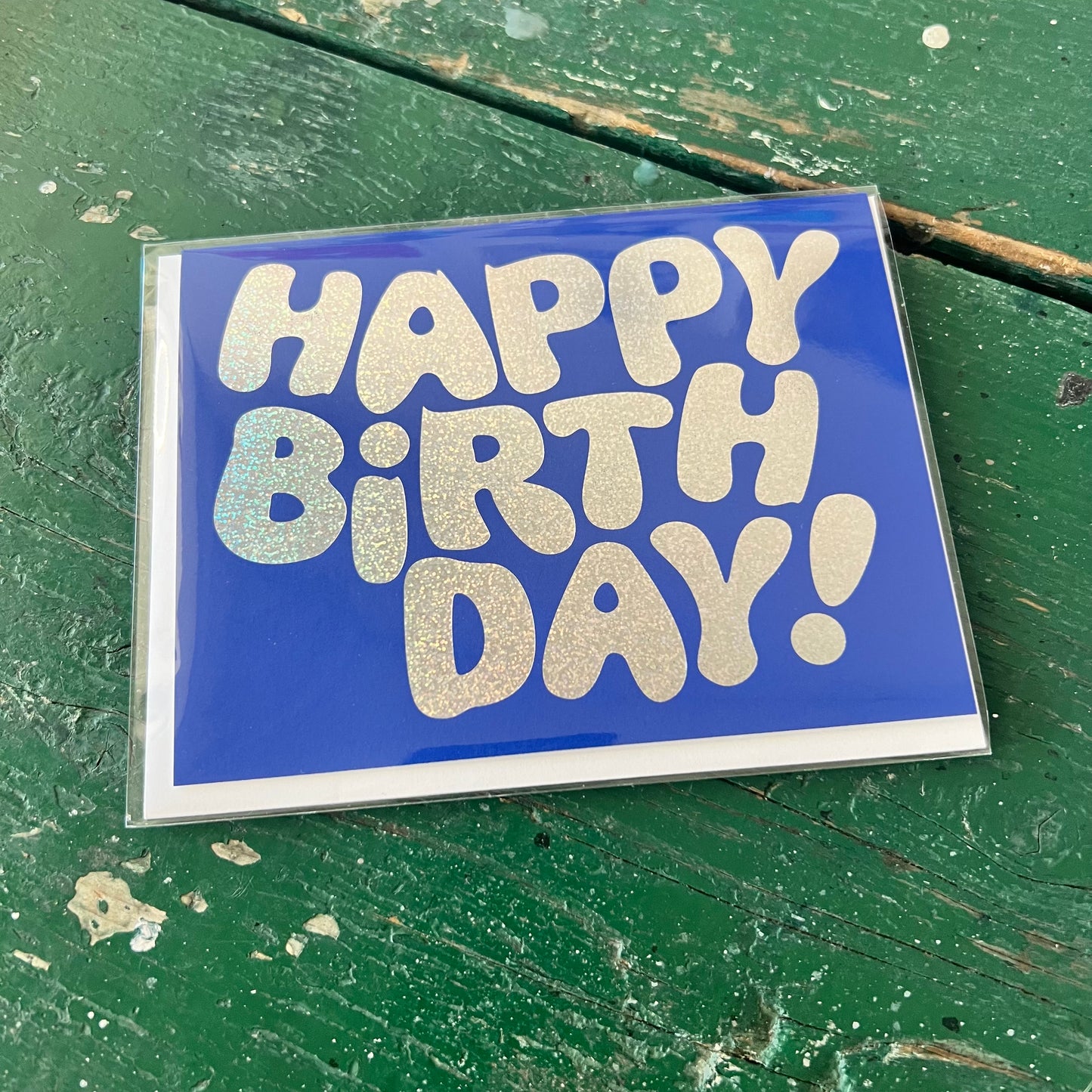 Happy Birthday Holograph Card