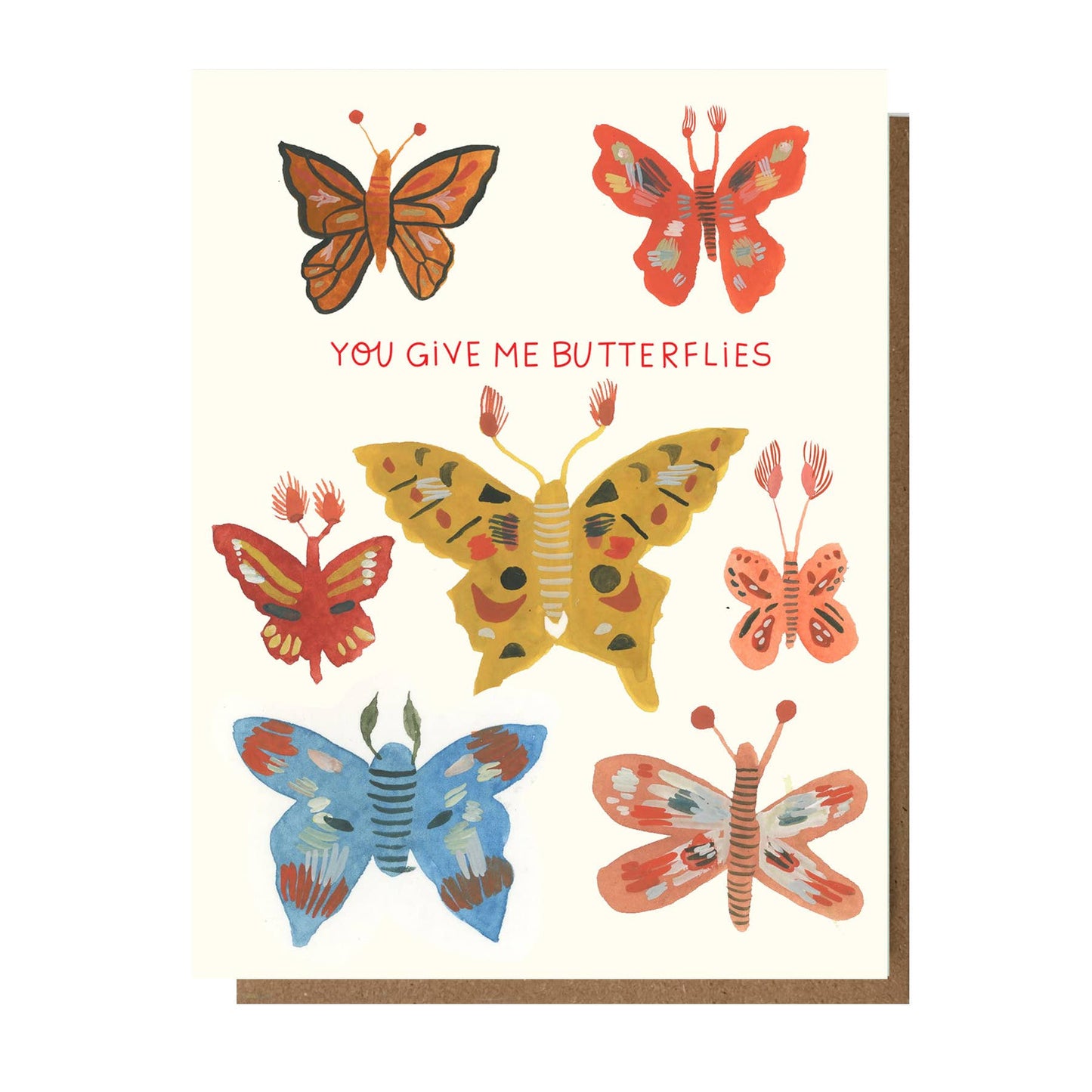 You Give Me Butterflies Card