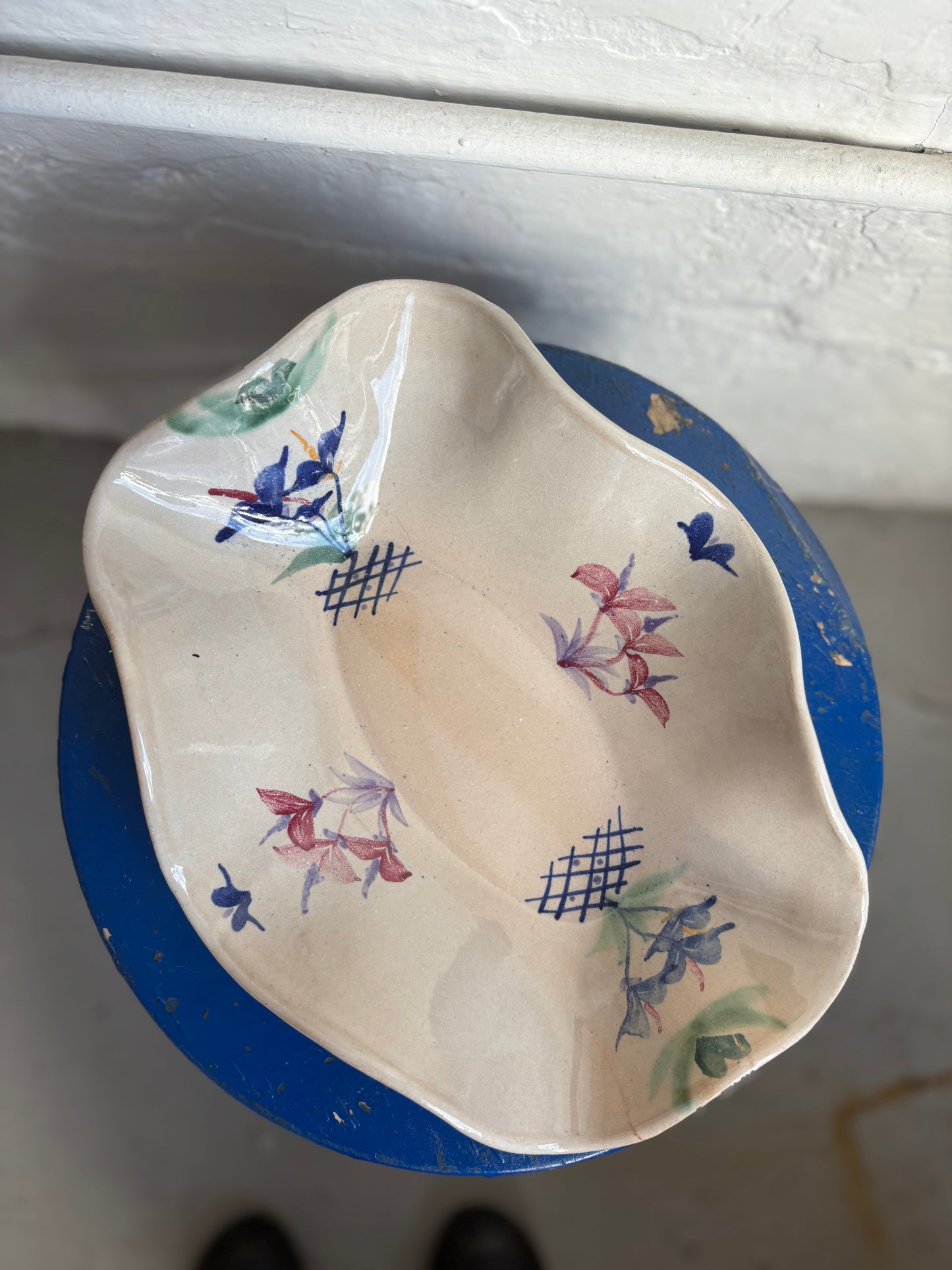 Ceramic Floral Platter
