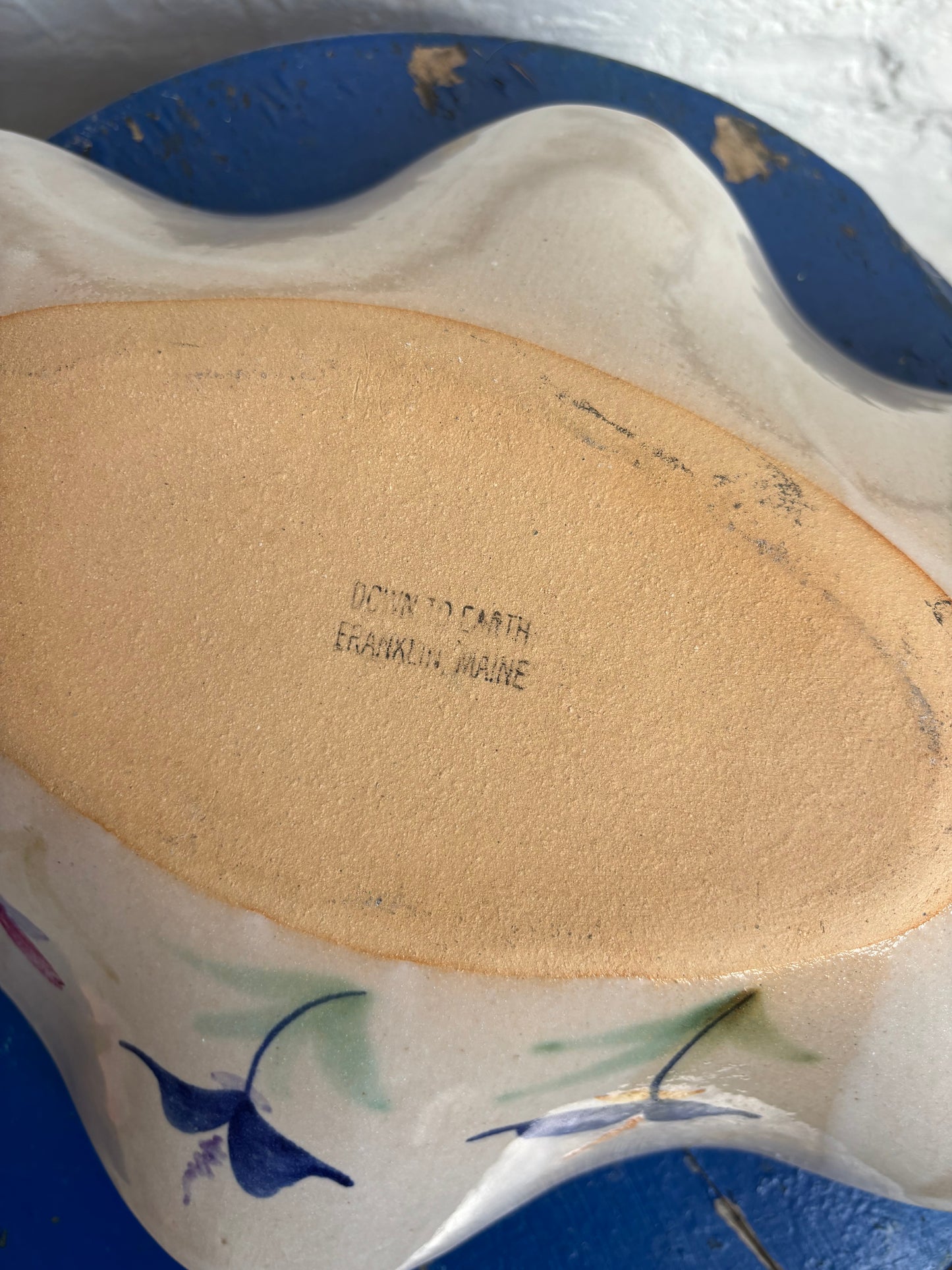 Ceramic Floral Platter