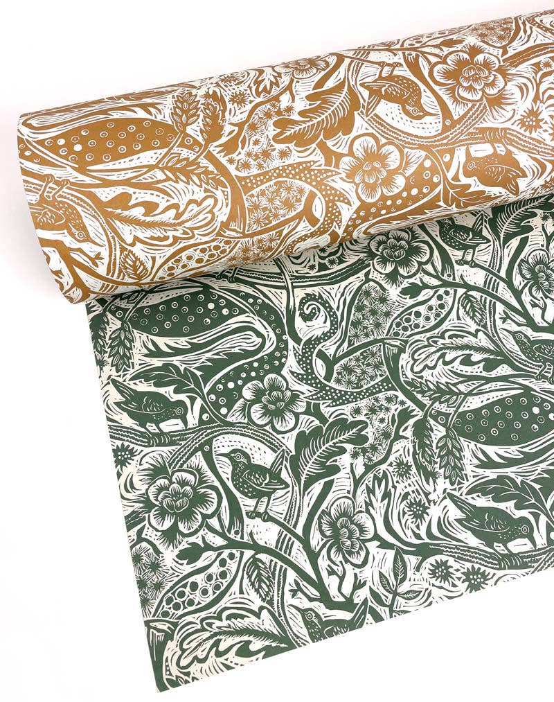 Wren Wrapping Paper Sheet
