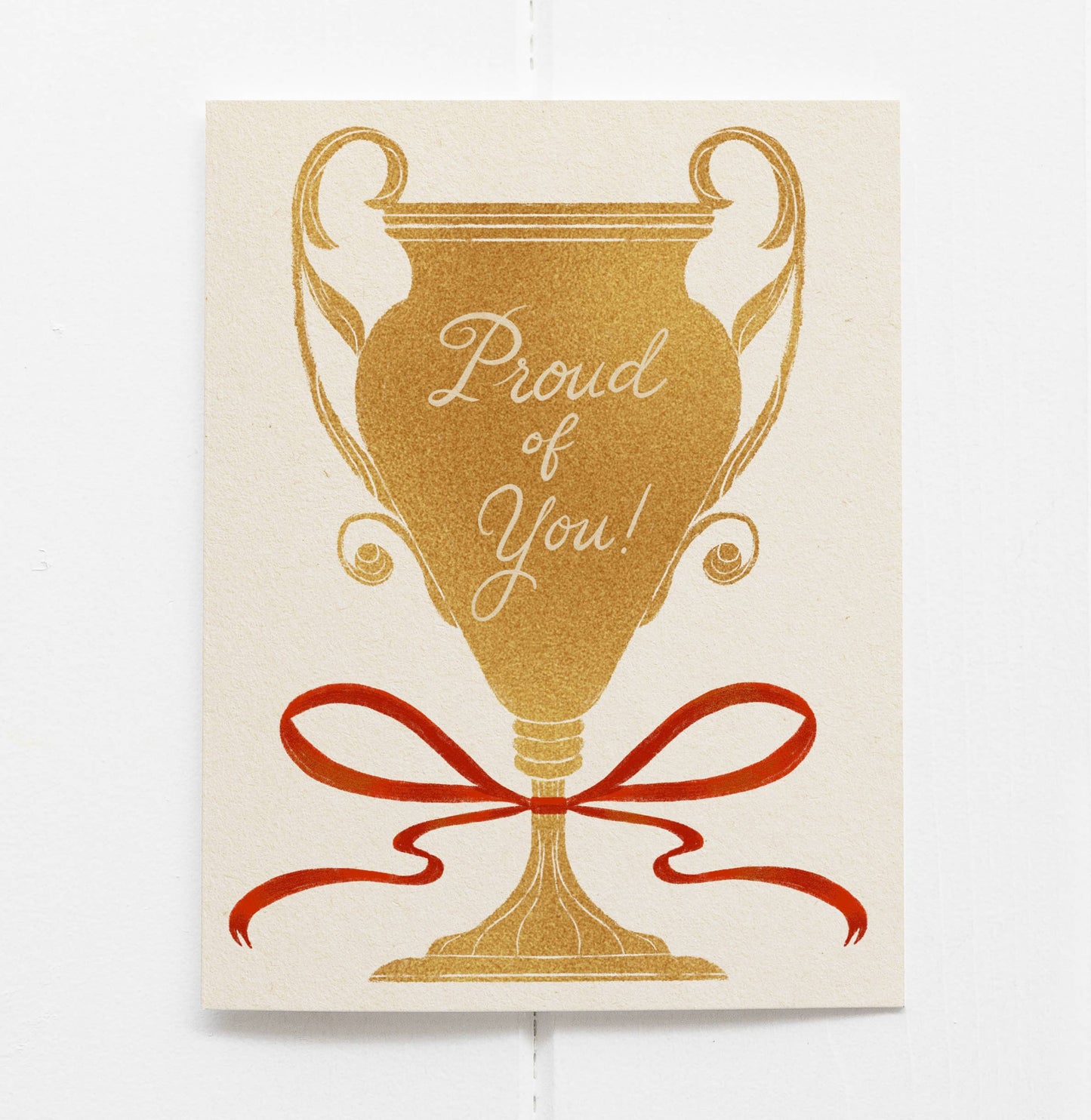 Congratulations Trophy Card
