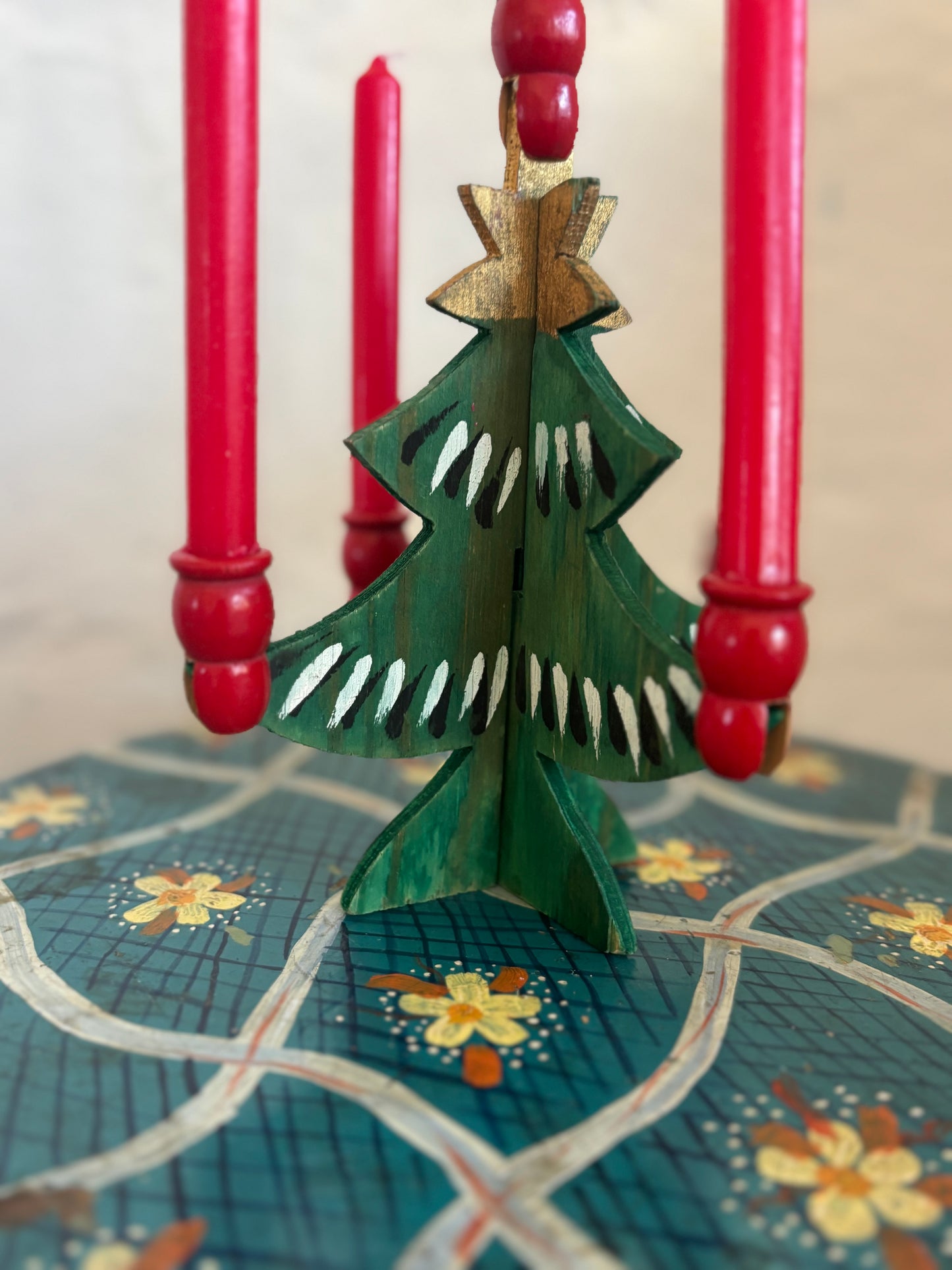 Midcentury Swedish Candle Tree