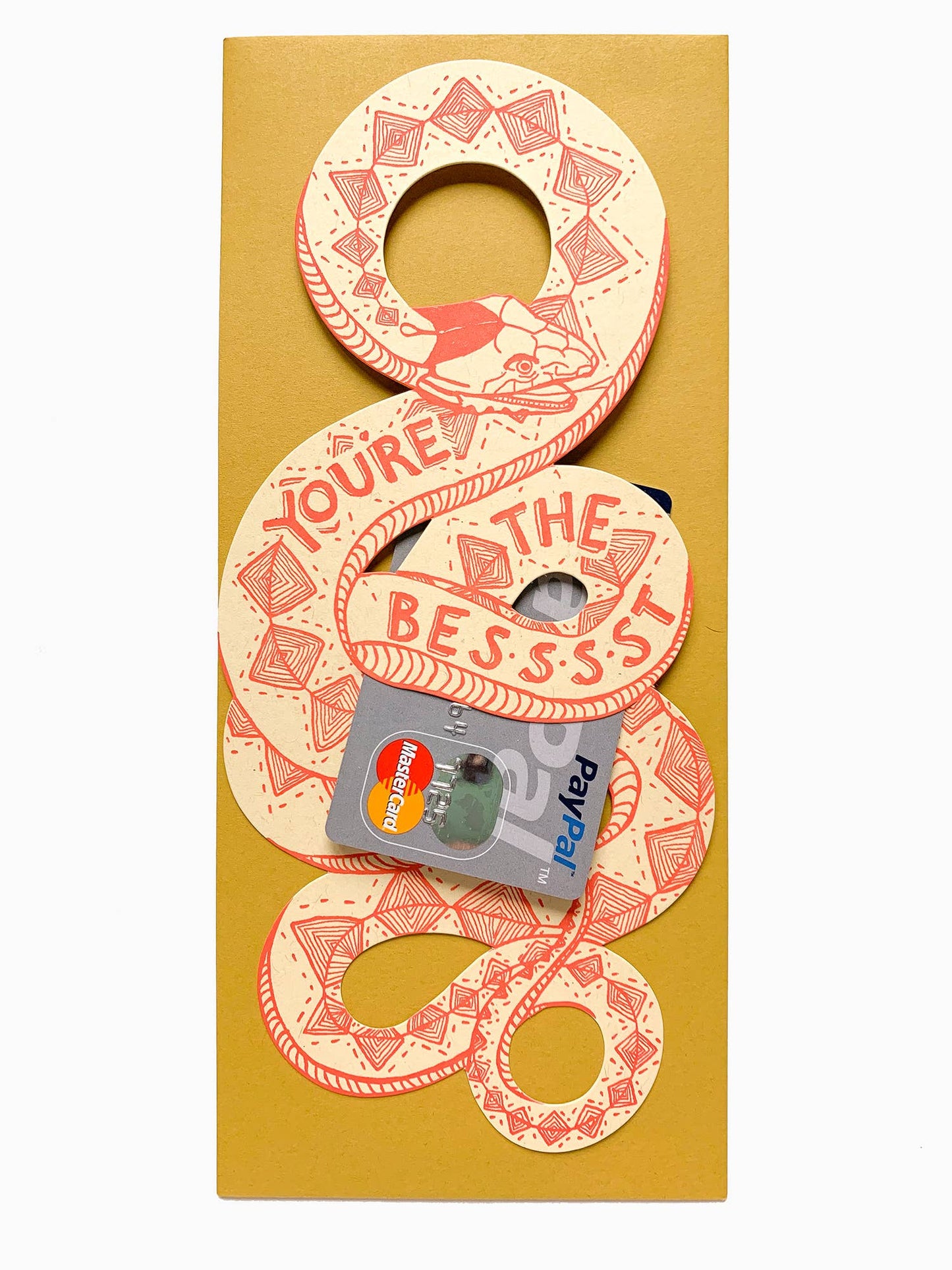 You're the Best Snake Card