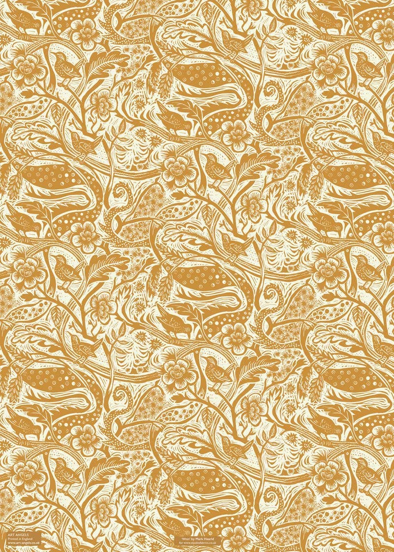 Wren Wrapping Paper Sheet