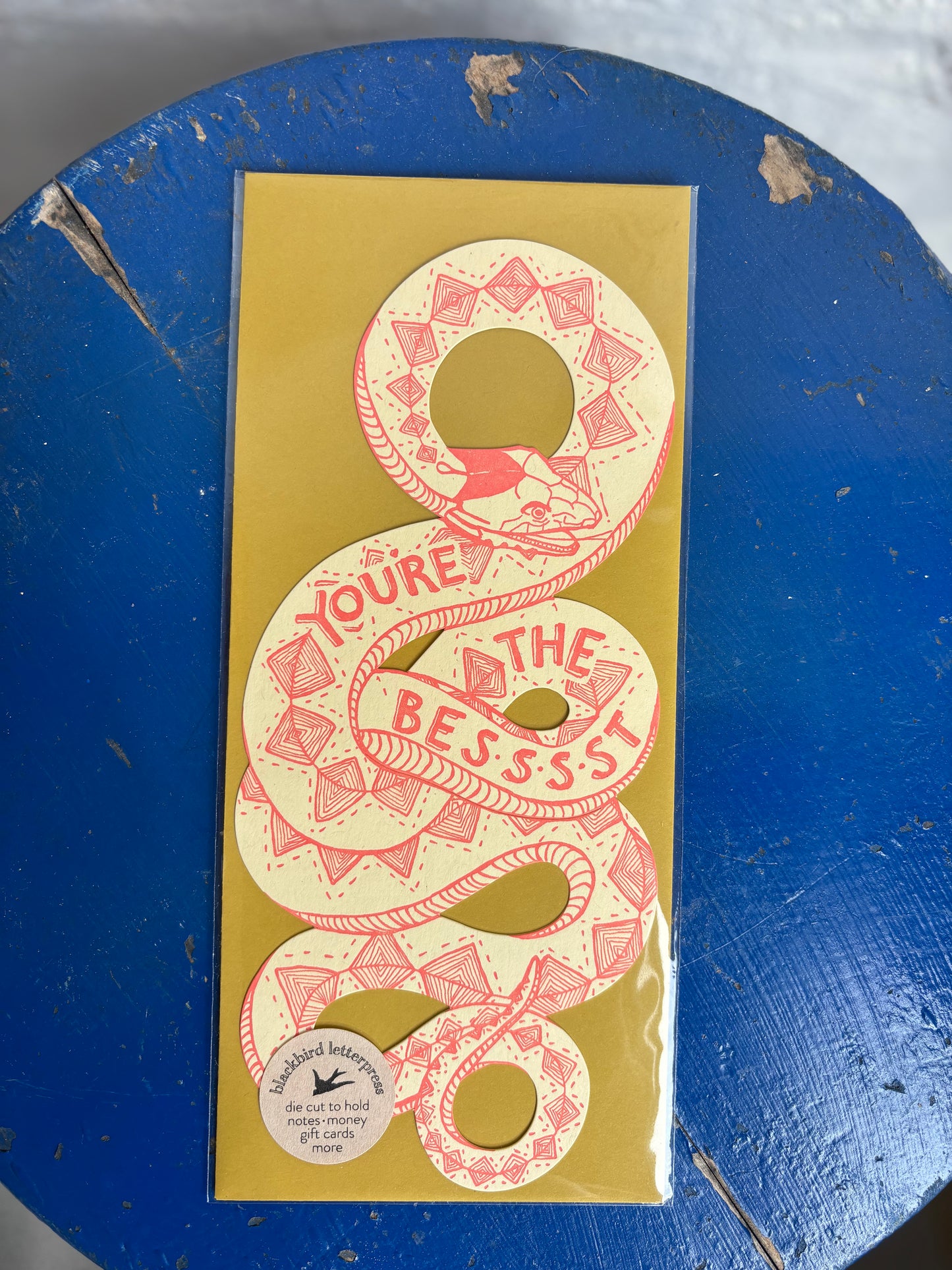 You're the Best Snake Card