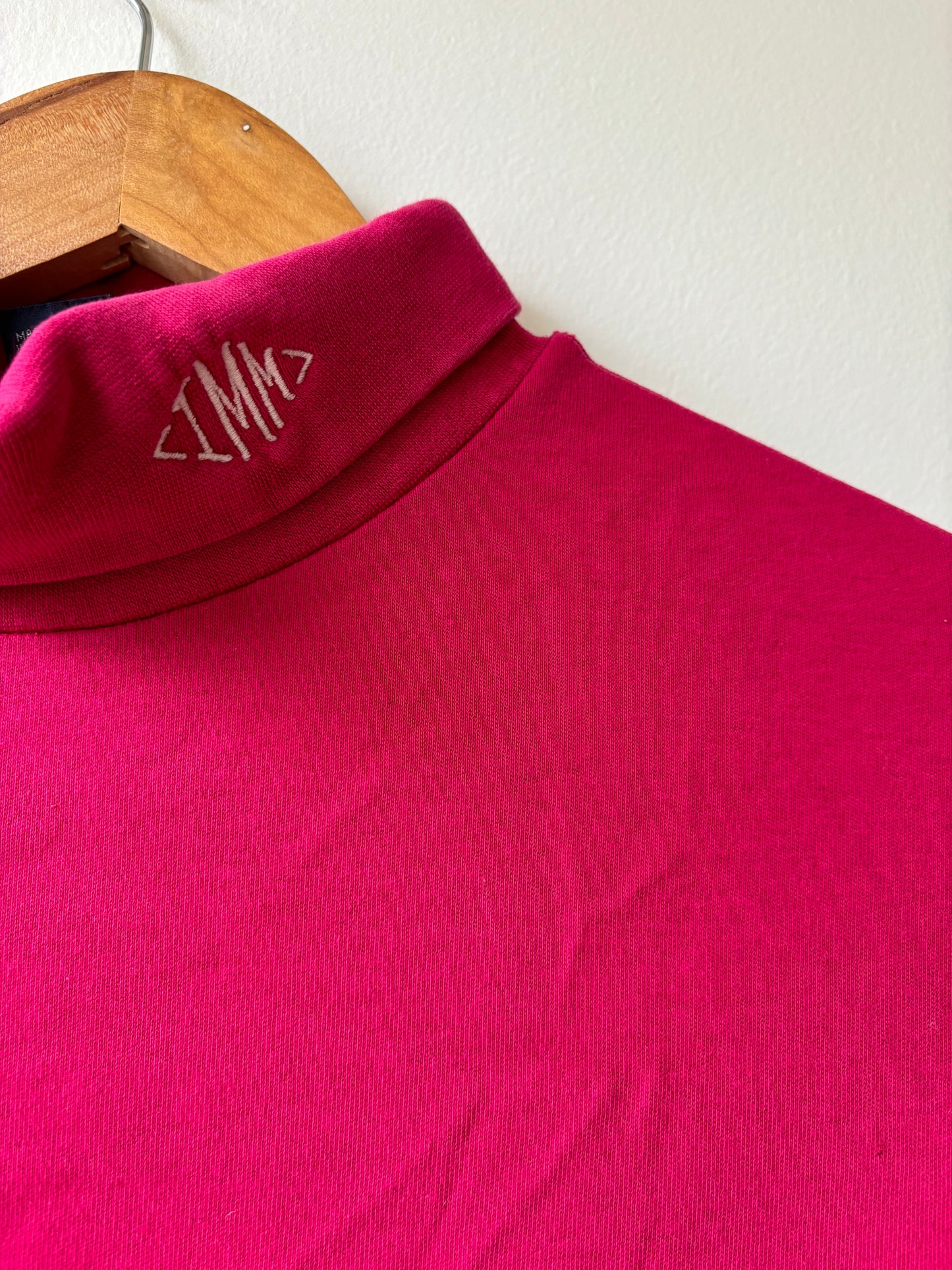 Vintage Monogrammed Turtleneck