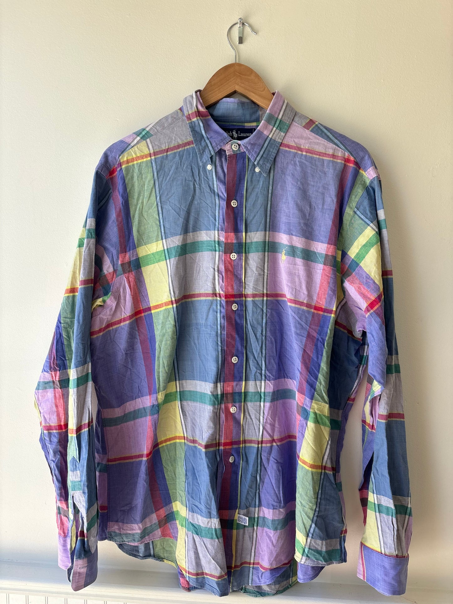 Madras Button Down