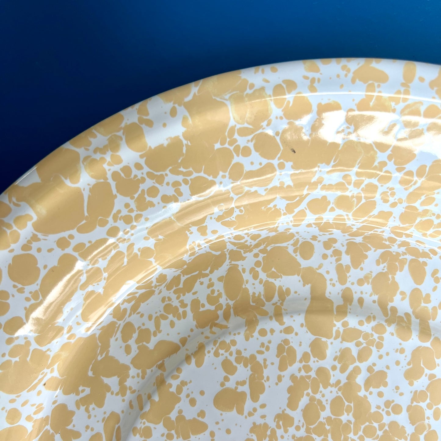 Enamel Splatterware Platter