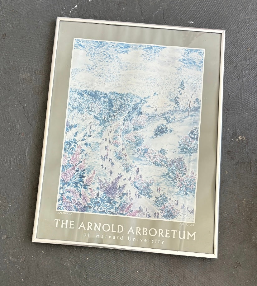Vintage Framed Lilac Prints