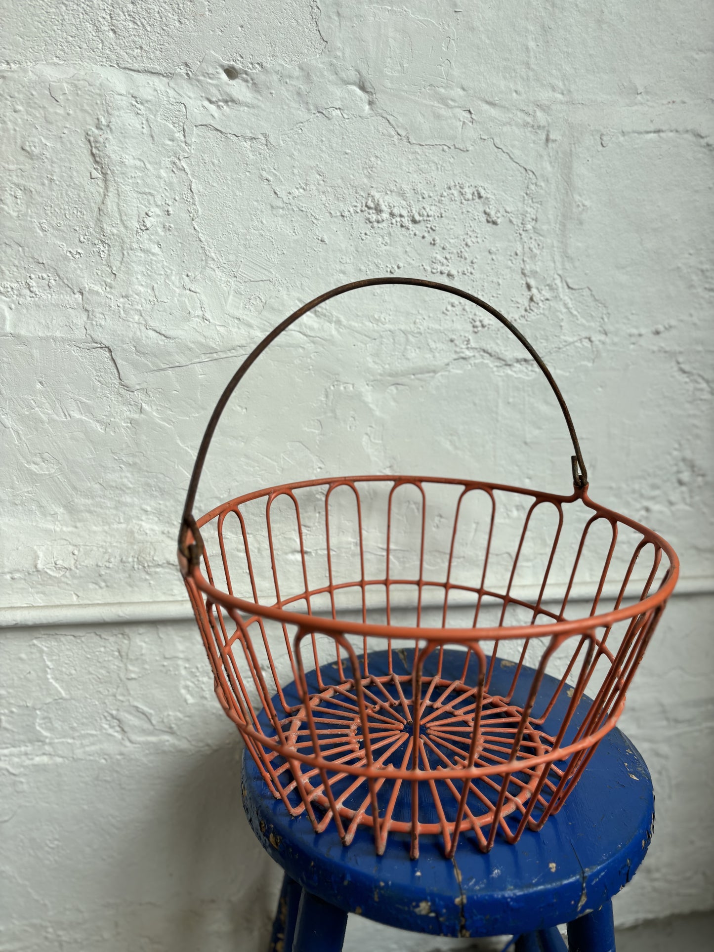 Antique Painted Clam Basket