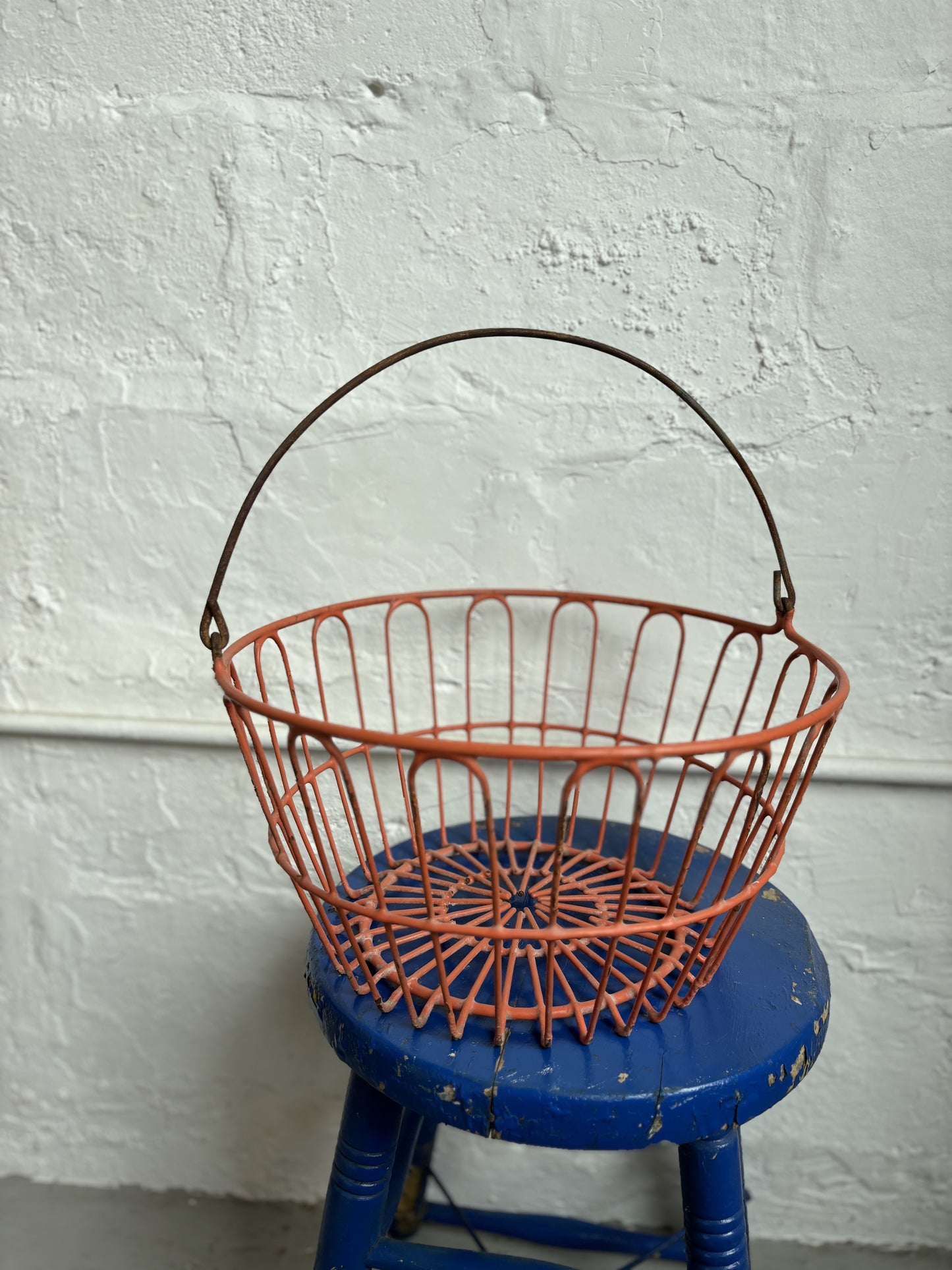 Antique Painted Clam Basket