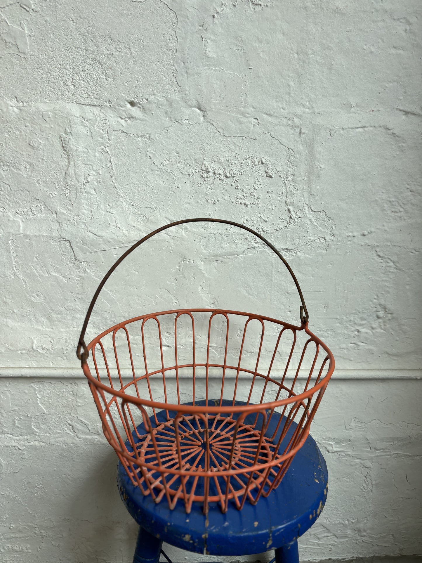 Antique Painted Clam Basket