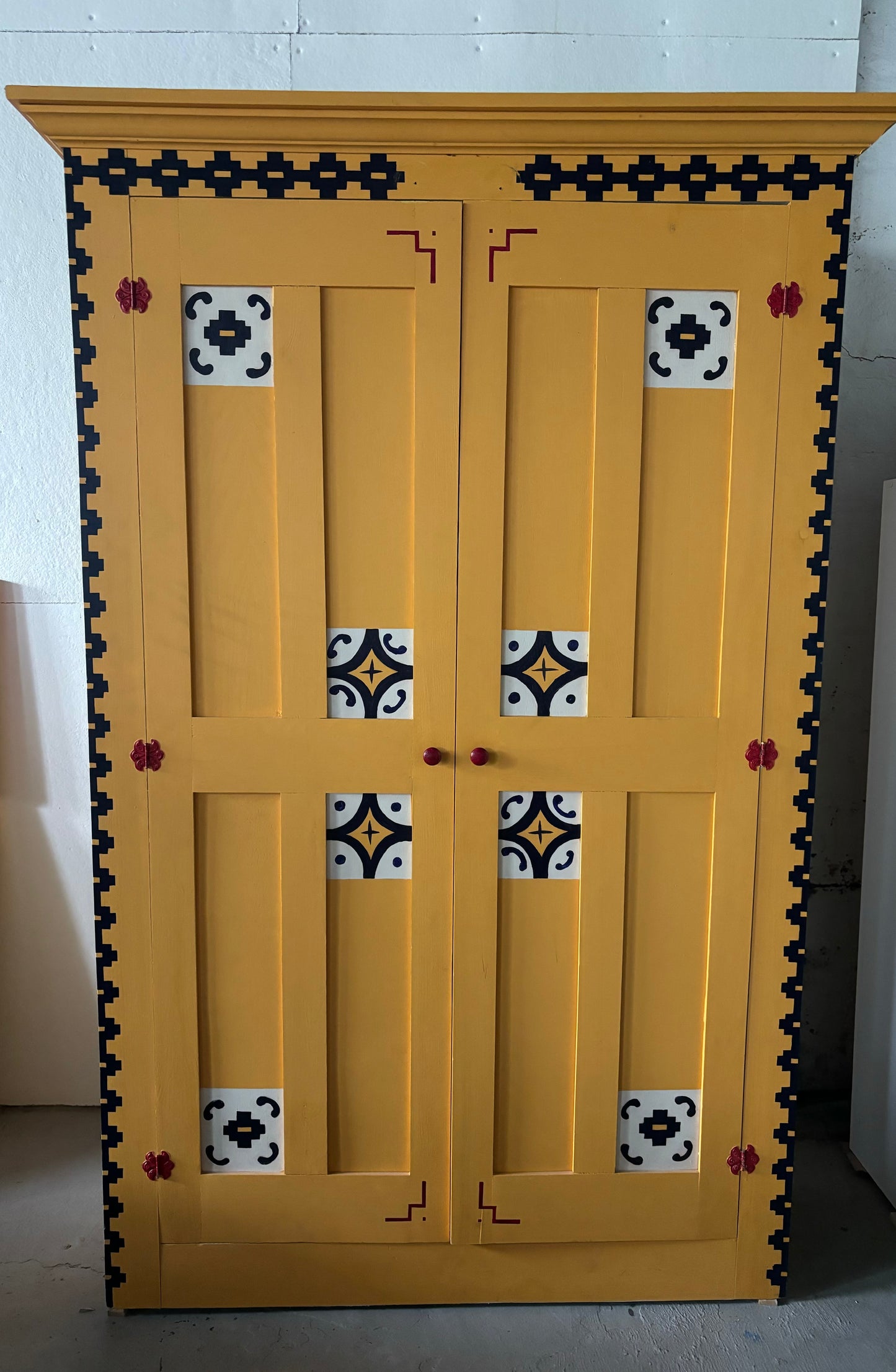 Vintage Painted Cabinet