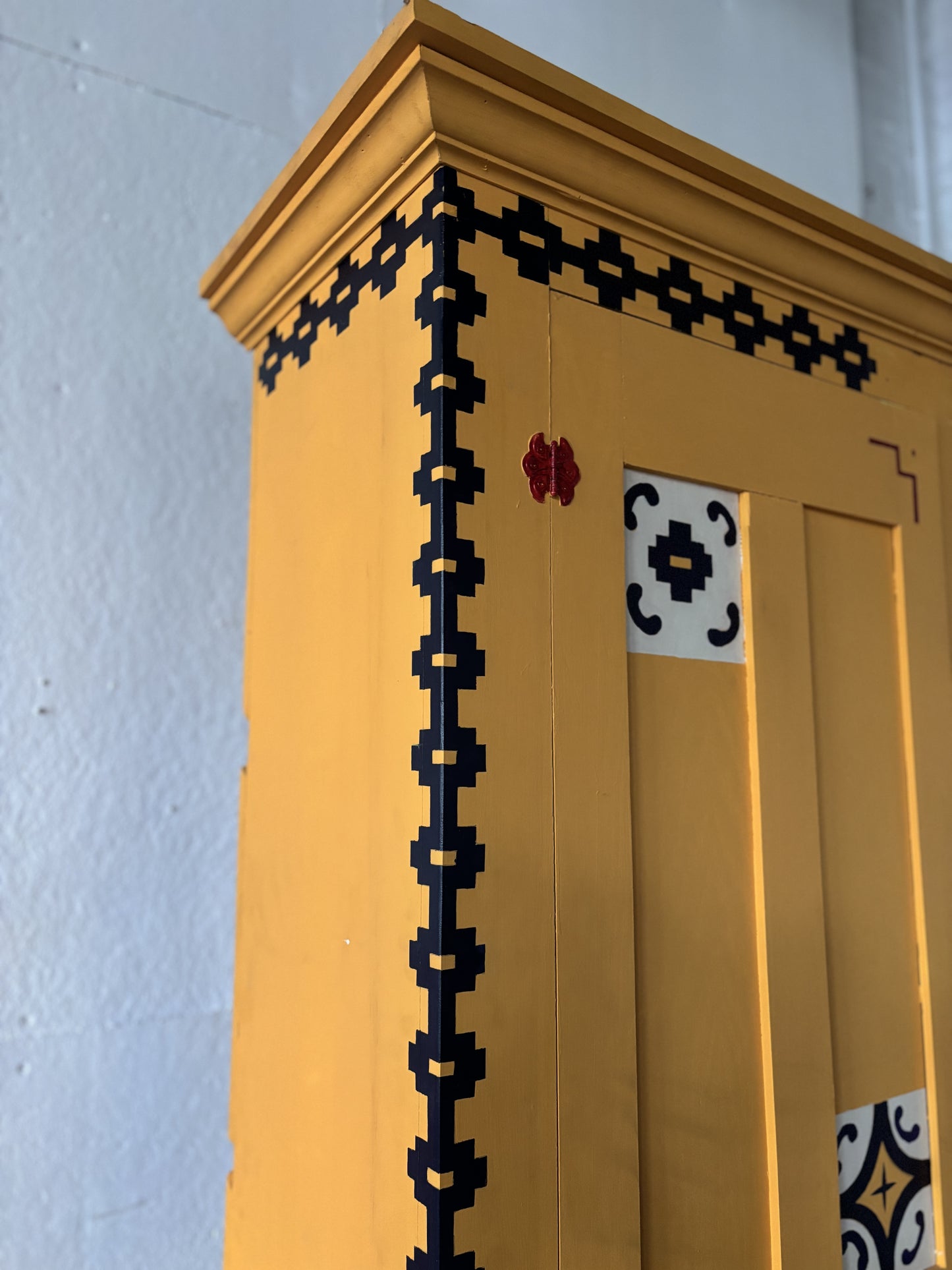 Vintage Painted Cabinet