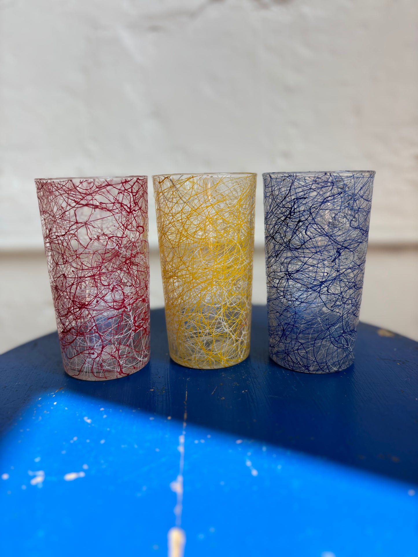 Vintage Drinking Glass Set