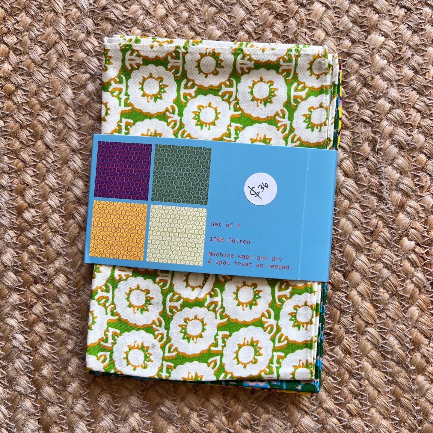 Primary Garden Napkin Set