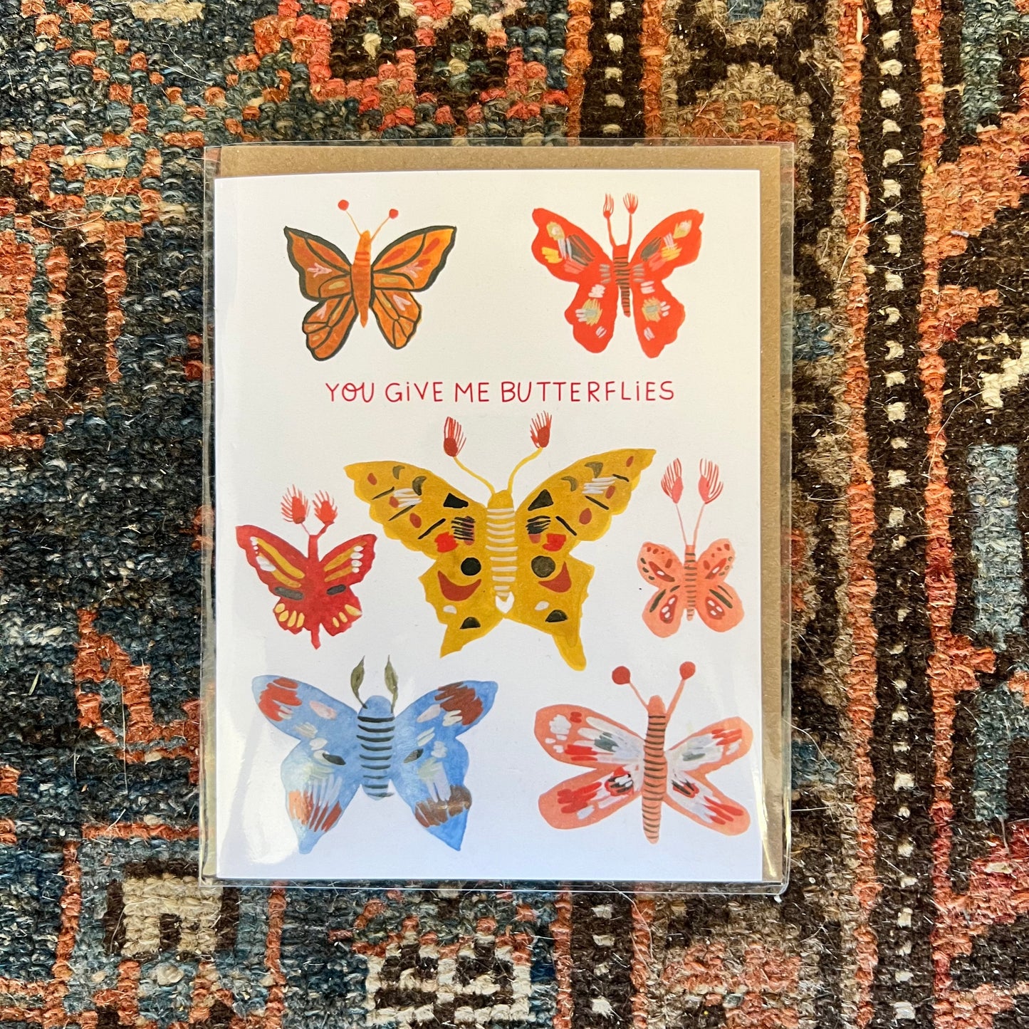 You Give Me Butterflies Card