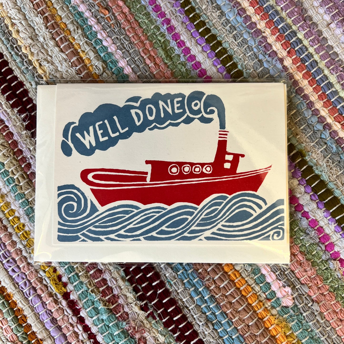 Well Done Tugboat Card