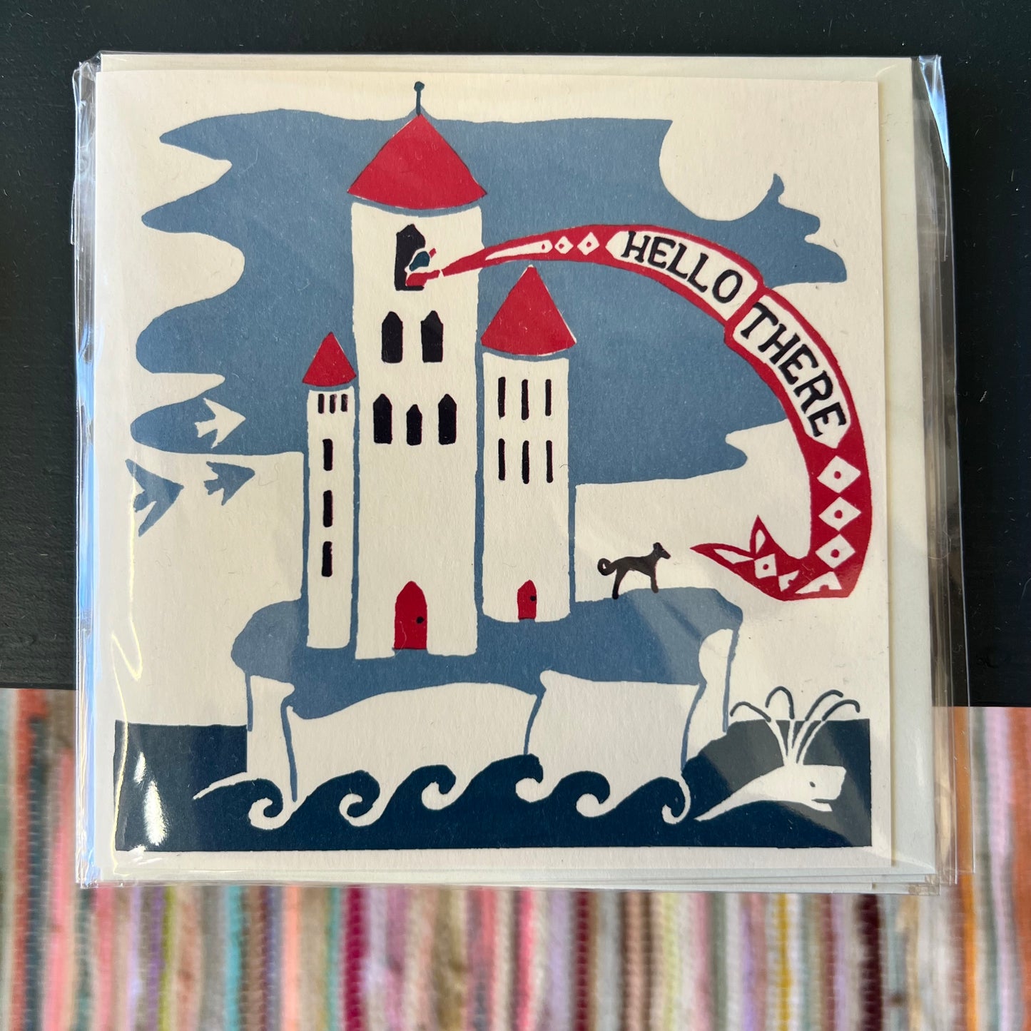 Hello There Tower Card