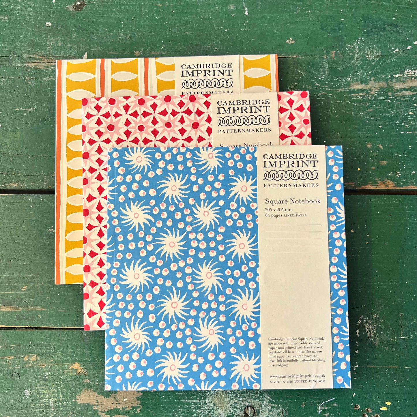 Starry Blue Square Notebook