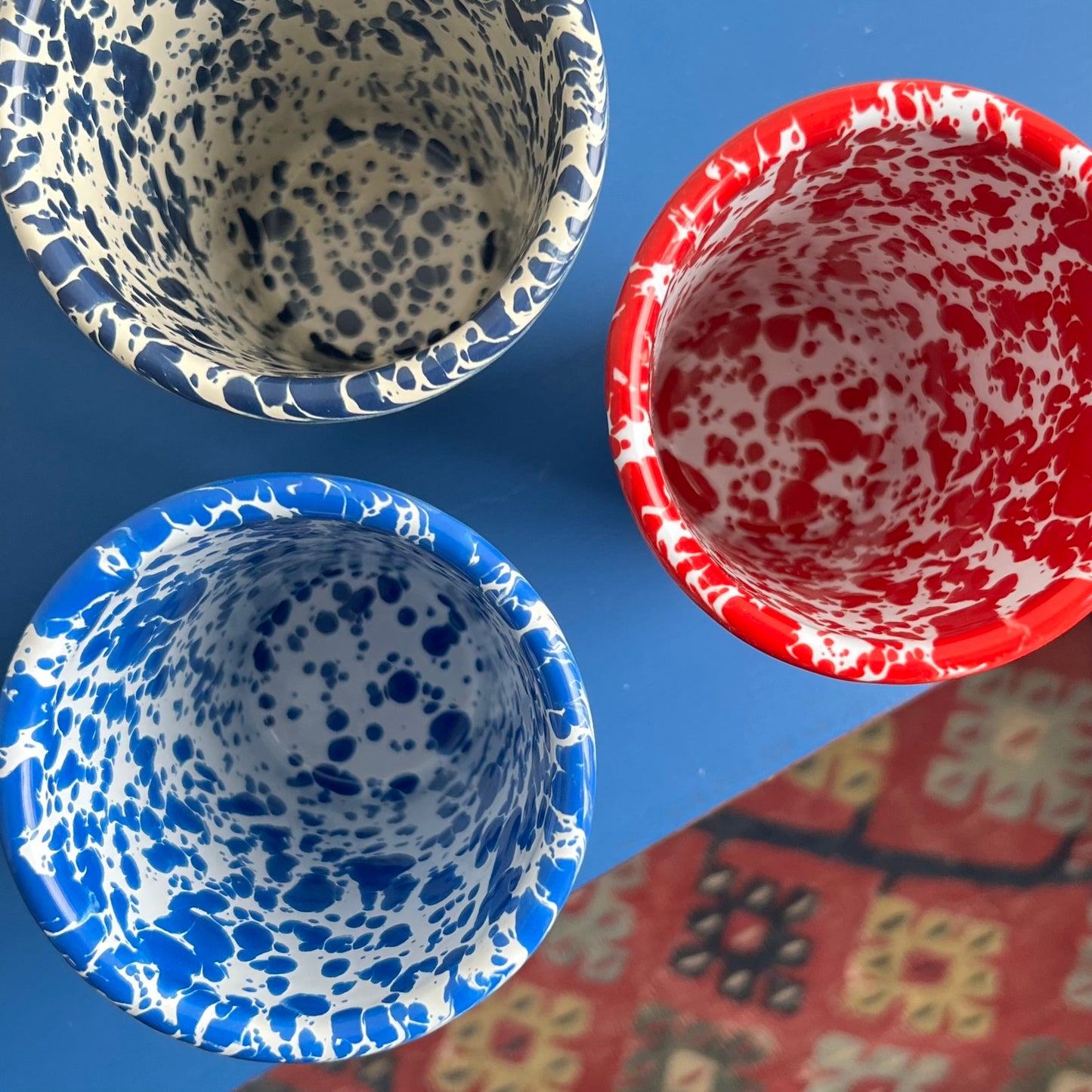 Enamel Splatterware Tumbler