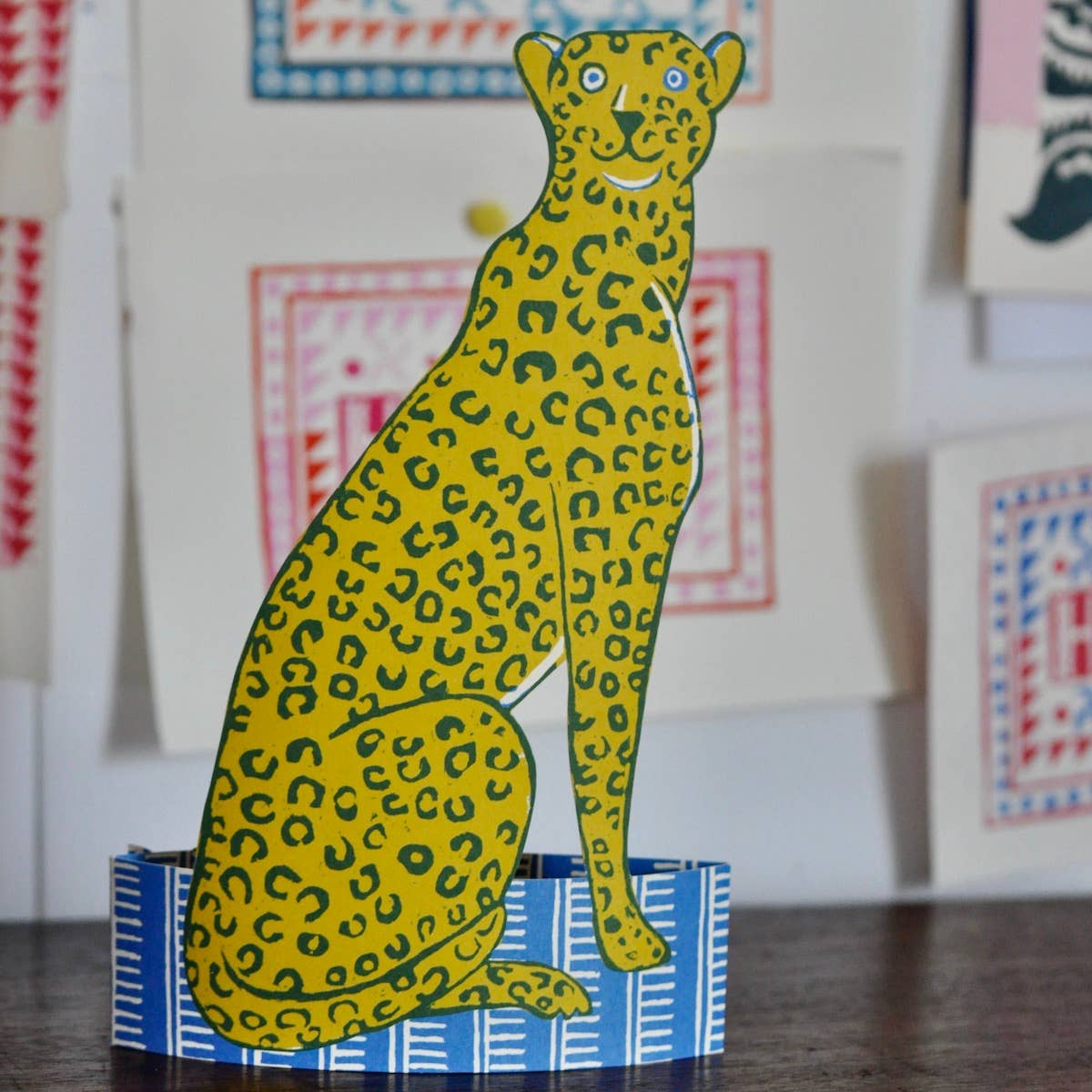 Cheetah Giant Card