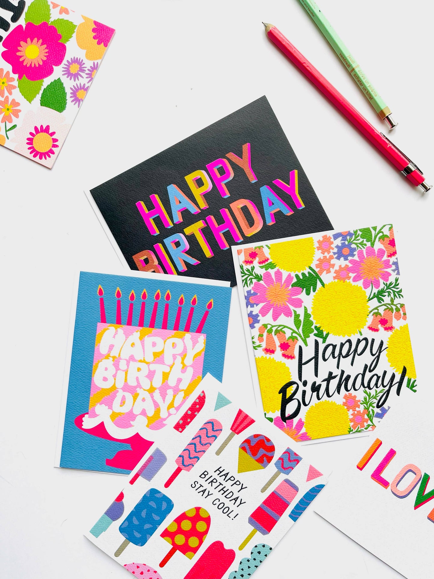 Happy Birthday Brights Card