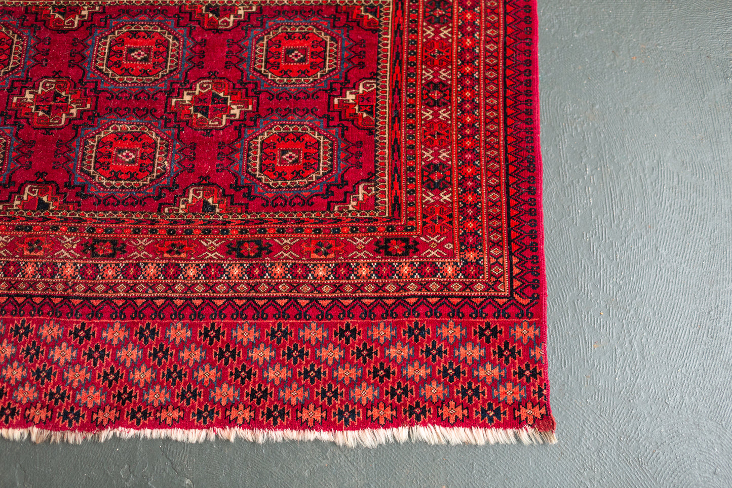 Antique Turkemon Rug