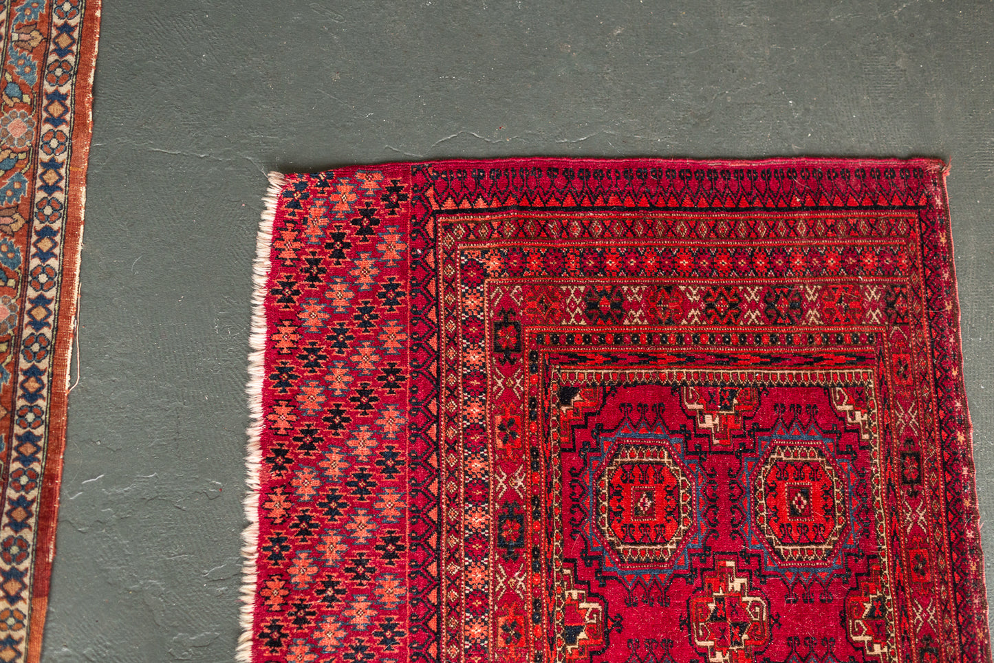 Antique Turkemon Rug