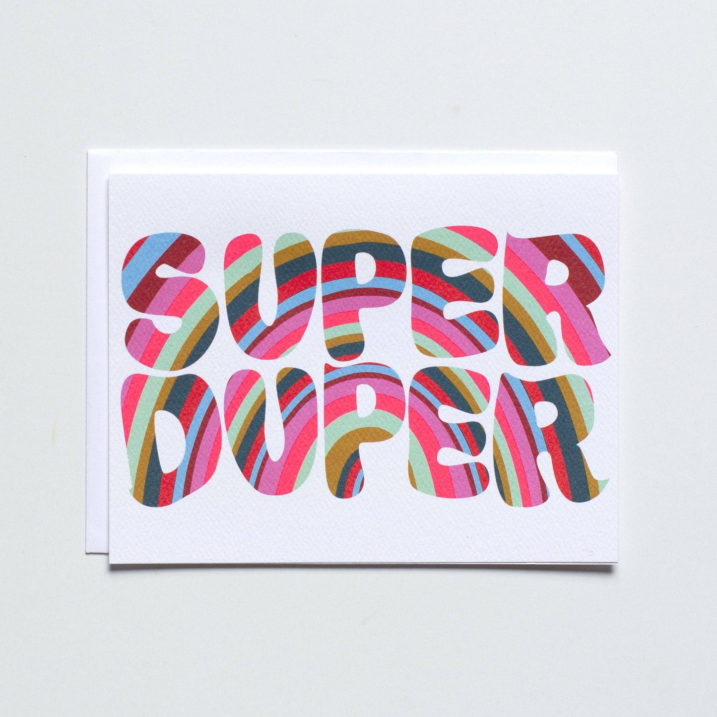 Super Duper Rainbow Card