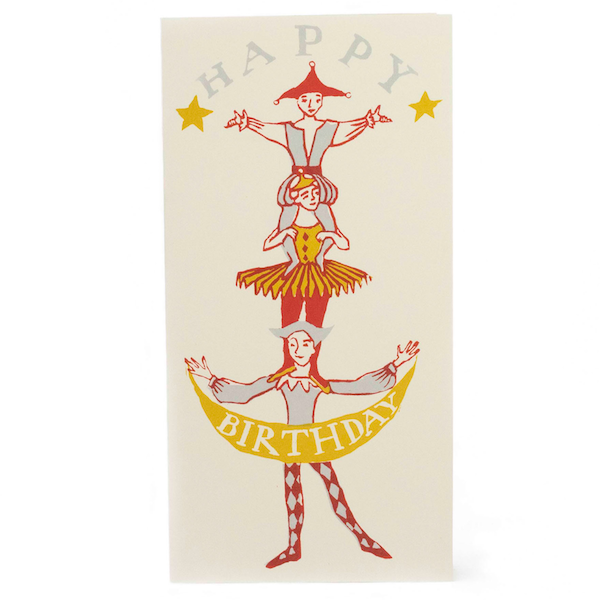 Happy Birthday Acrobats Card