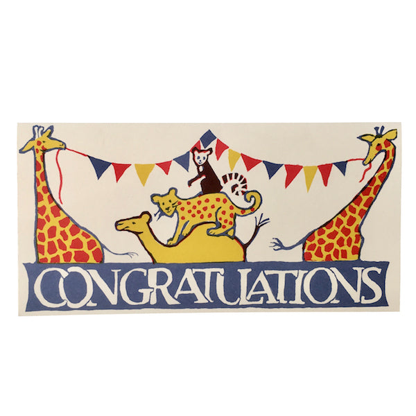 Congratulations Circus Card