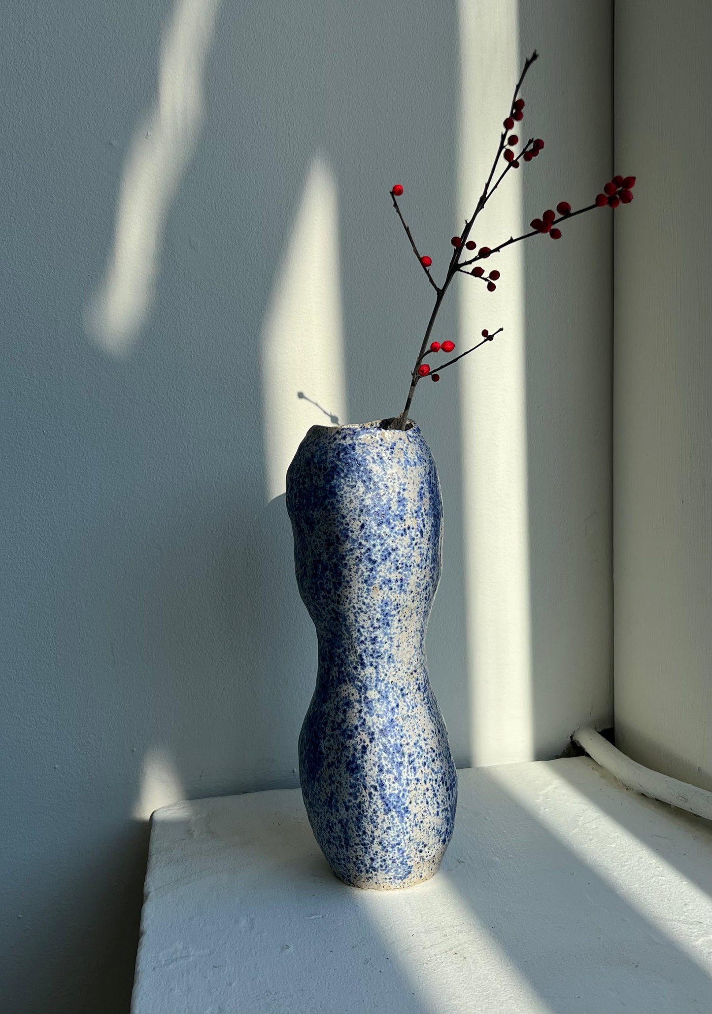 Large Speckle Ceramic Vase