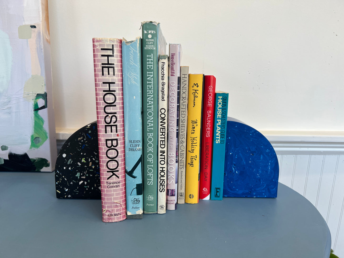 Eco-Resin Bookends