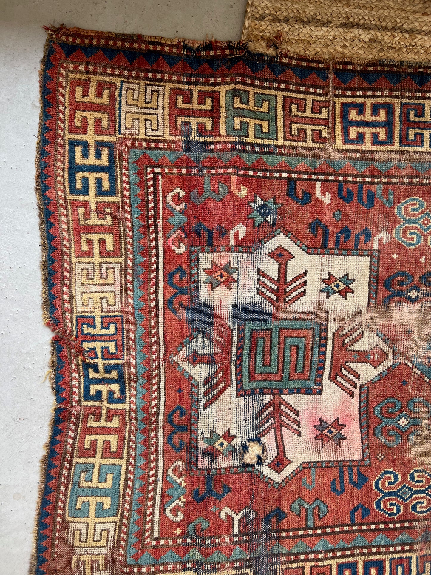 Antique Caucasian Rug