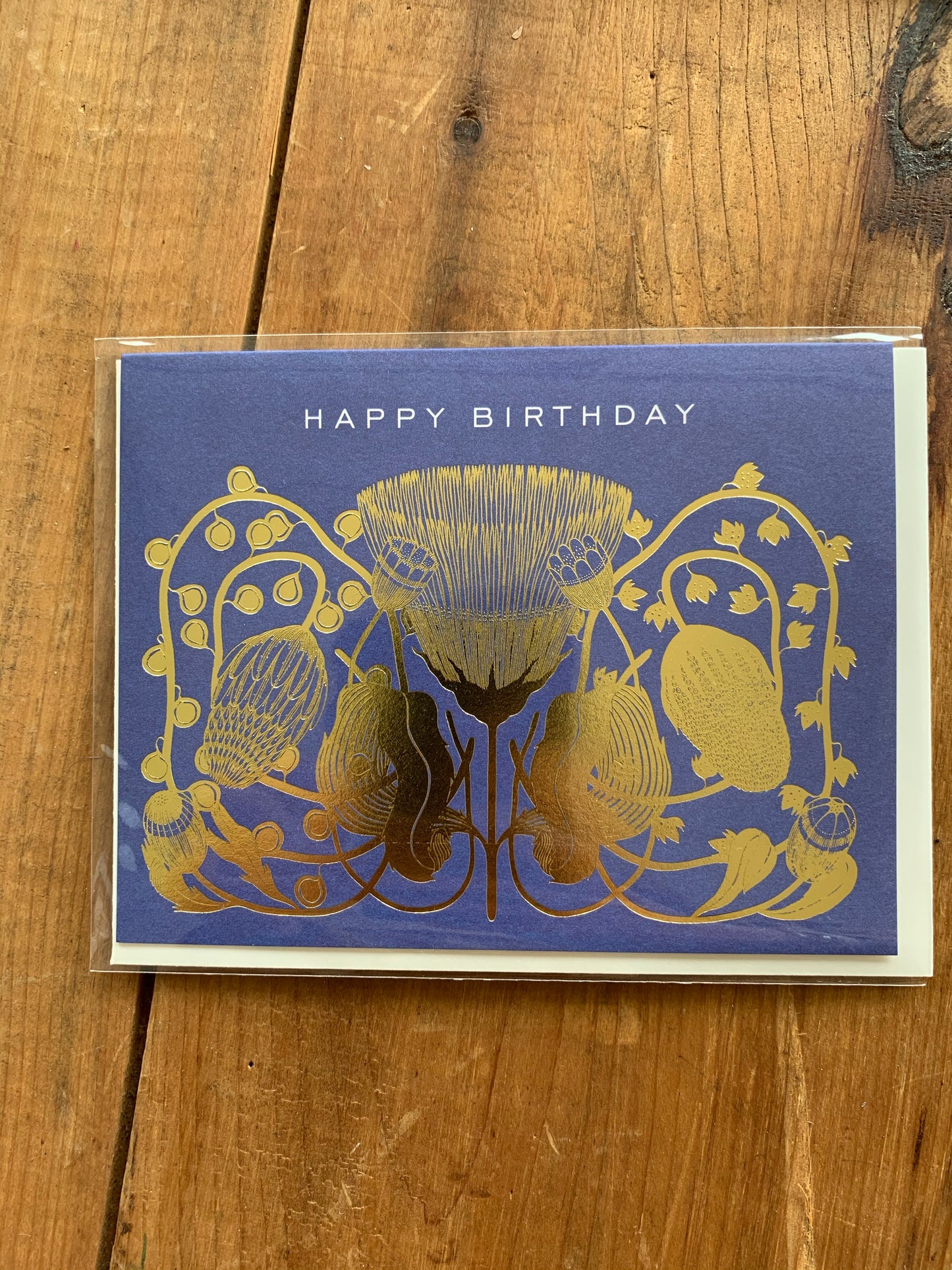 Cobalt Birthday Card