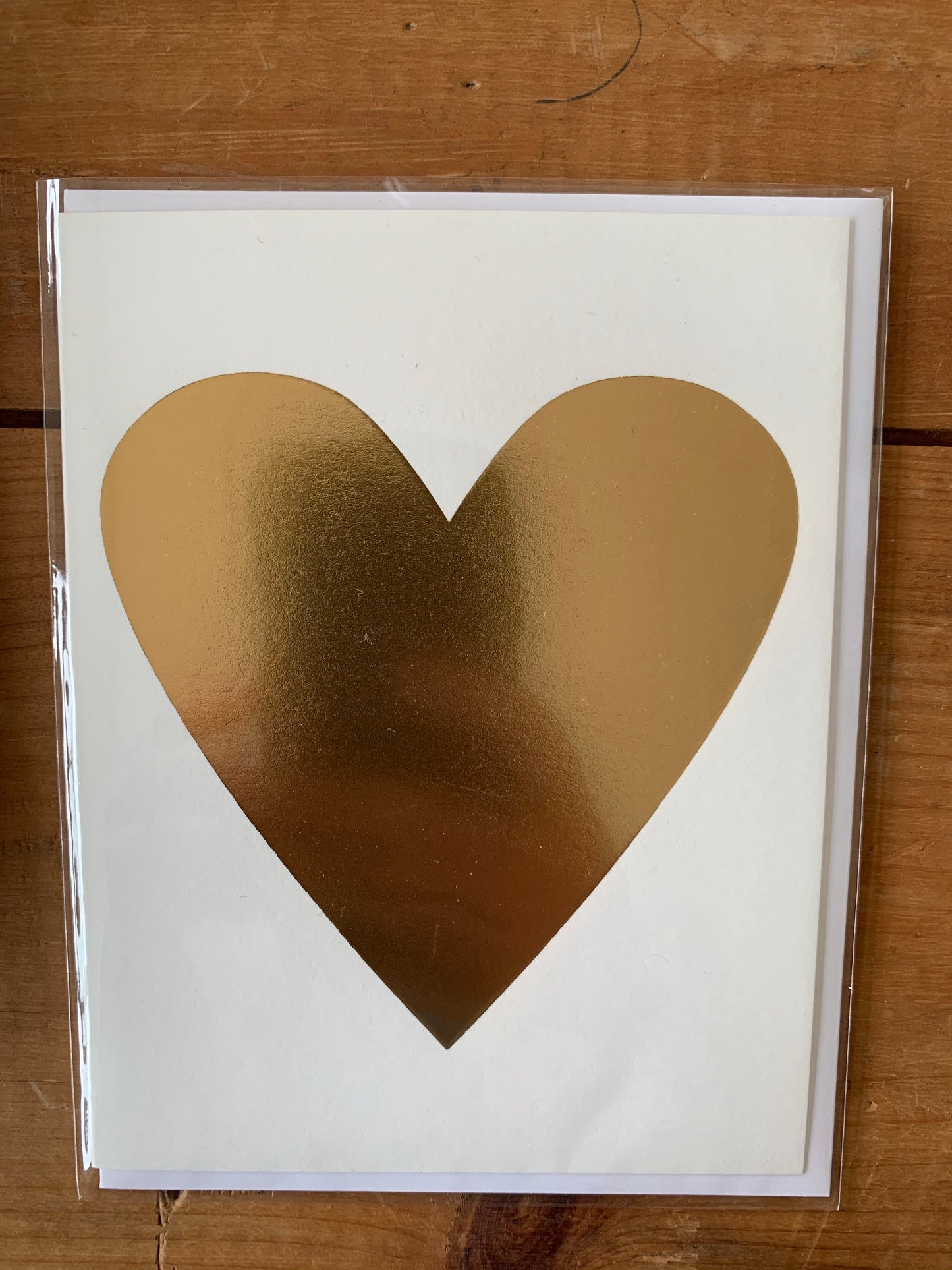 Gold Heart Card
