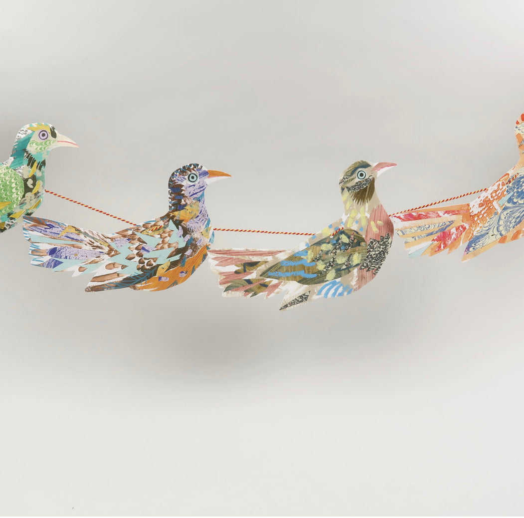 Whimsical Bird Garland