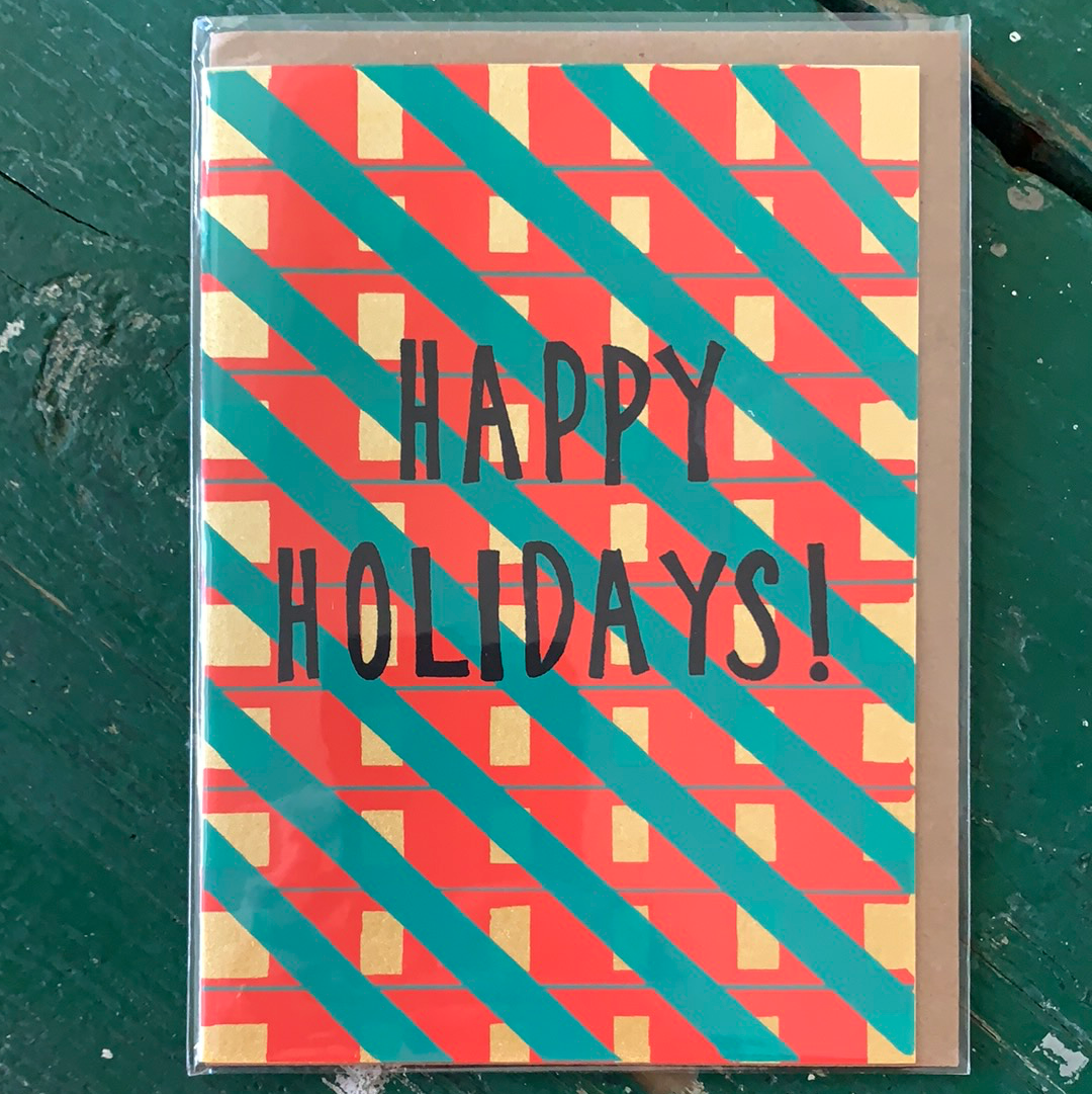 Holiday Plaid Card