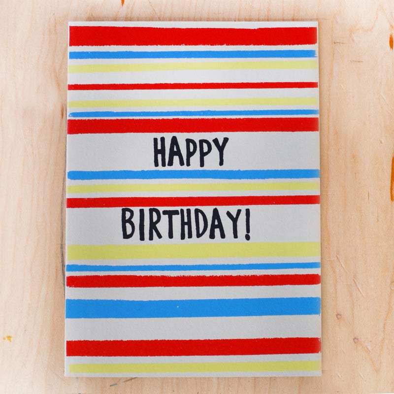 Birthday Stripes