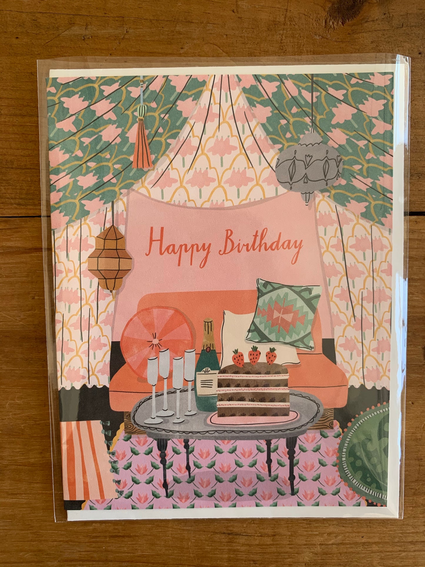 Nomad Tent Birthday Card