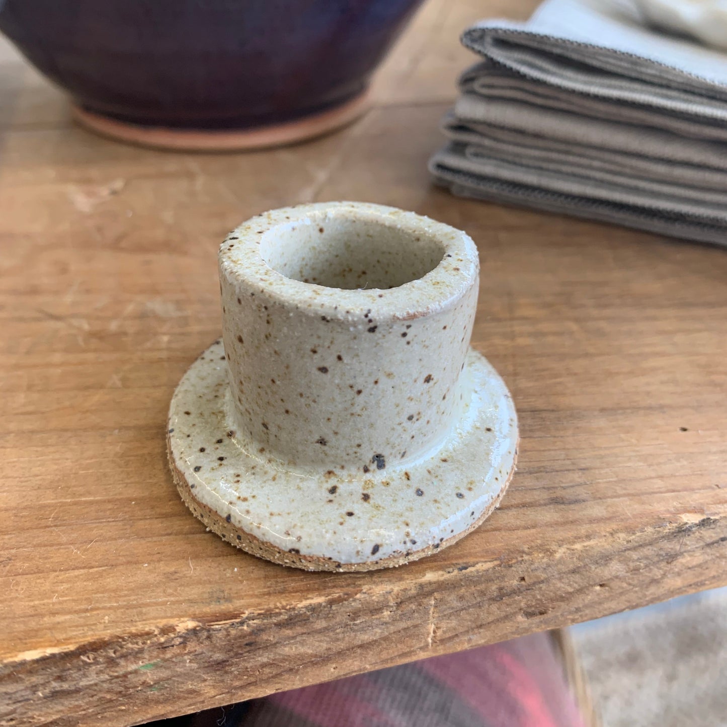 Ceramic Taper Candleholder